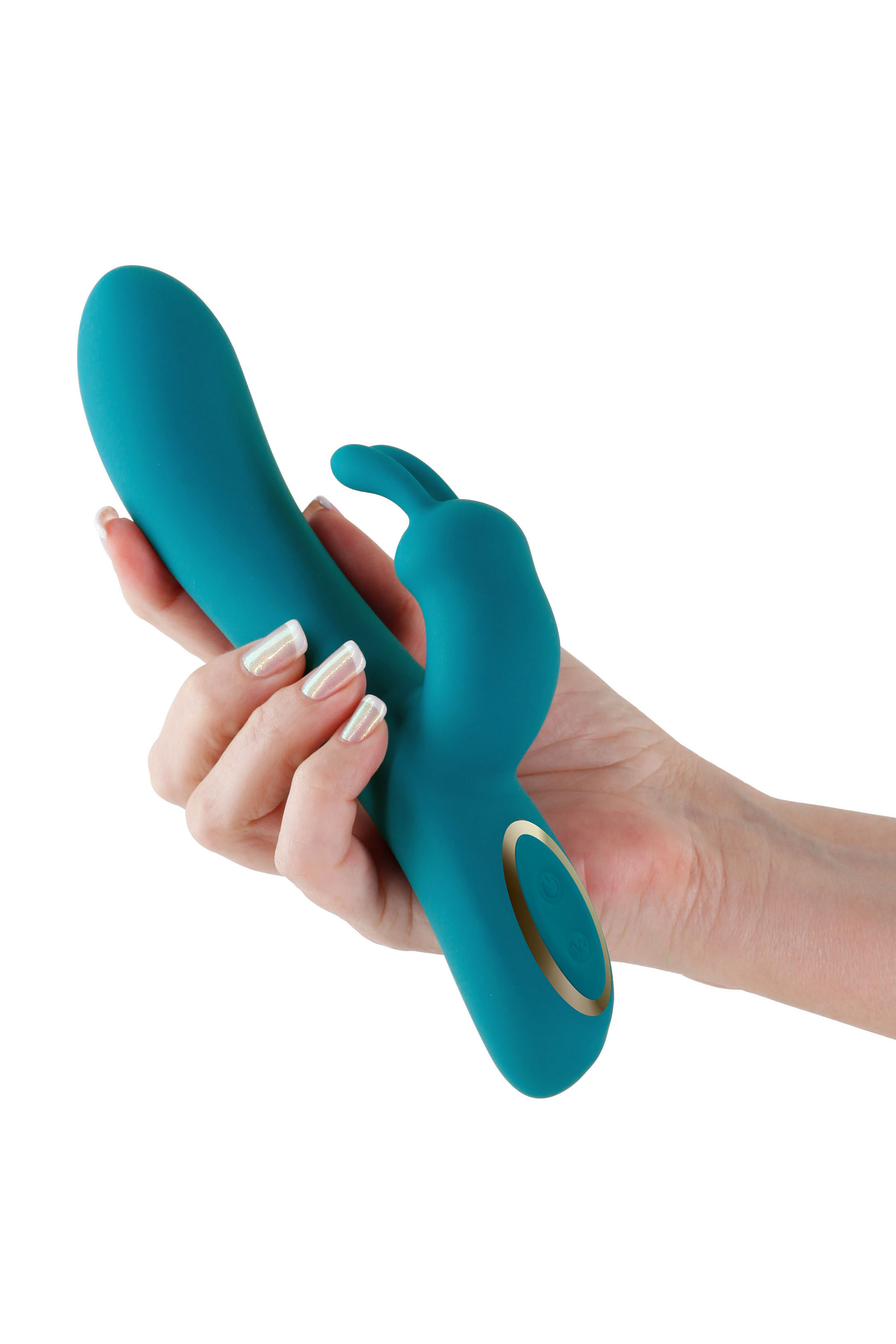 Vibrator Iepuras Obsessions Hera, 10 Moduri Vibratii, Silicon, USB, Verde, 21.2 cm, Nr. 2, Erotic24.ro