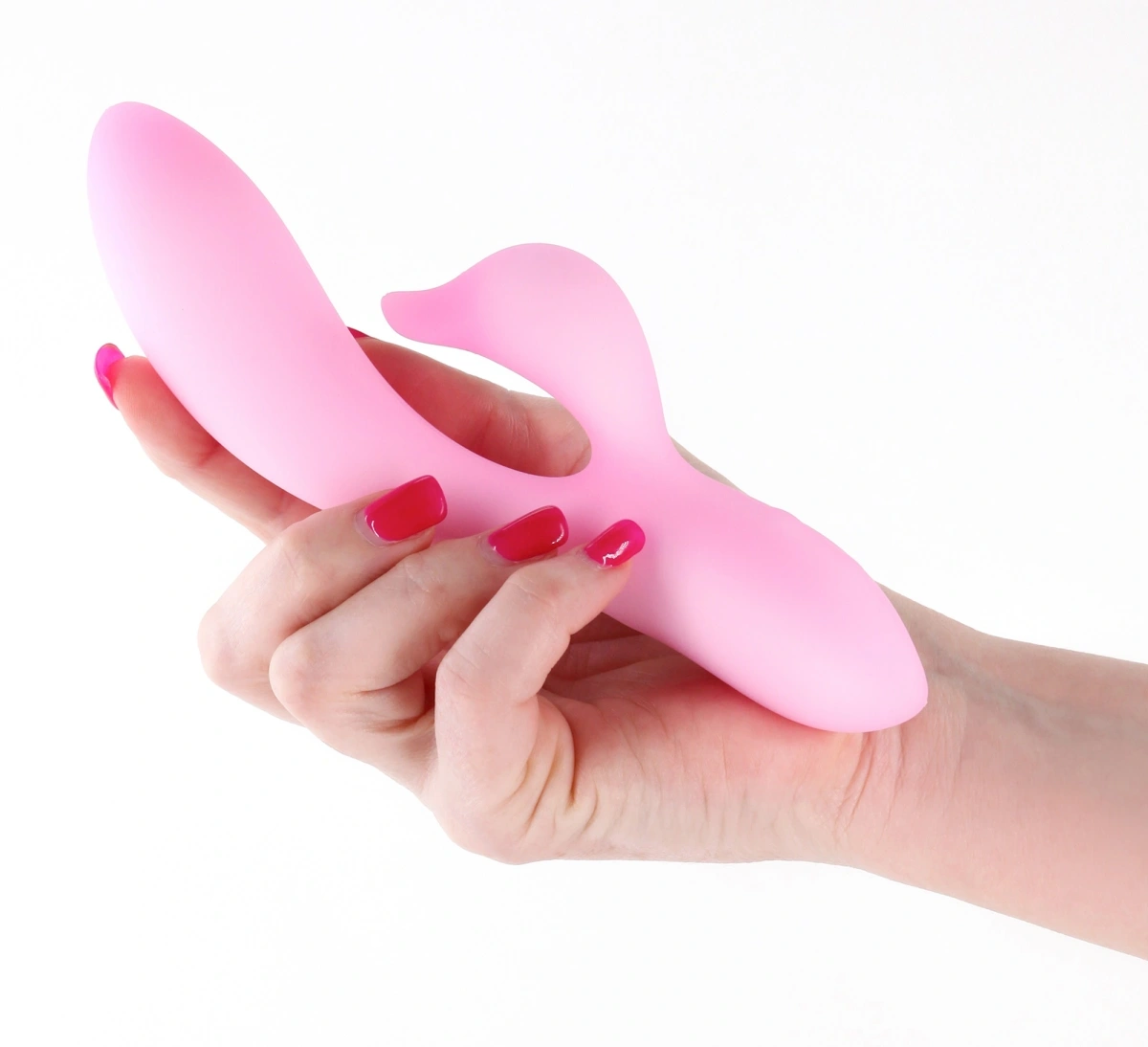 Vibrator Pure Dawn, 10 Moduri Vibratii, Silicon, USB, Roz, 18 cm, #2, Erotic24.ro