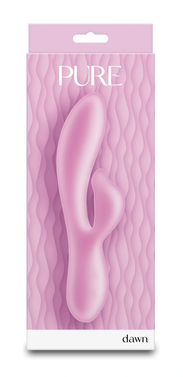 Vibrator Pure Dawn, 10 Moduri Vibratii, Silicon, USB, Roz, 18 cm, #4, Erotic24.ro