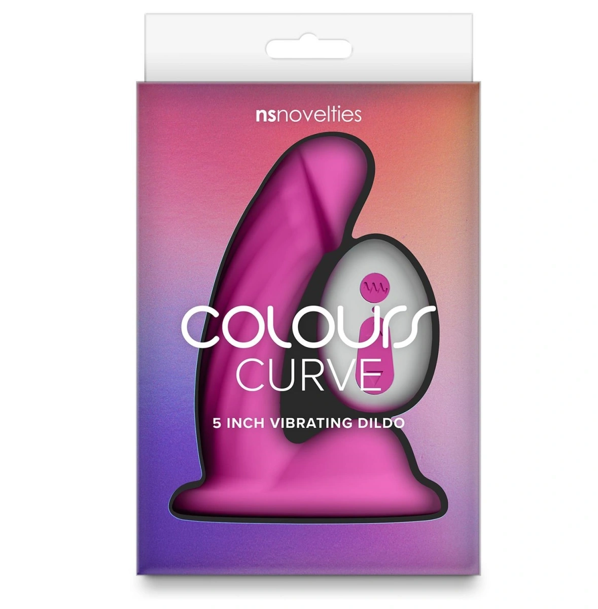 Vibrator Colours Curve, 10 Moduri Vibratii, Remote Control, Silicon, Roz, 12.6 cm, #3, Erotic24.ro