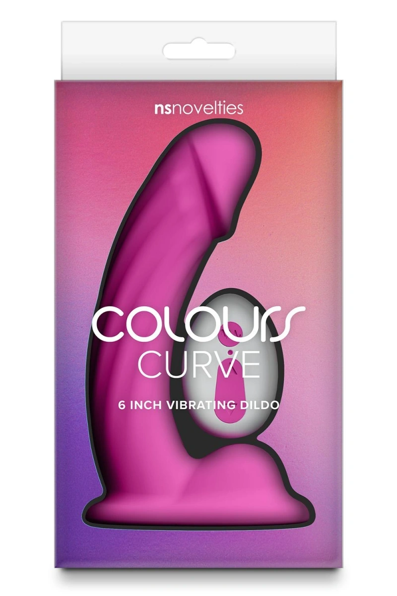 Vibrator Colours Curve, 10 Moduri Vibratii, Remote Control, Silicon, Pink, 16.4 cm, #3, Erotic24.ro