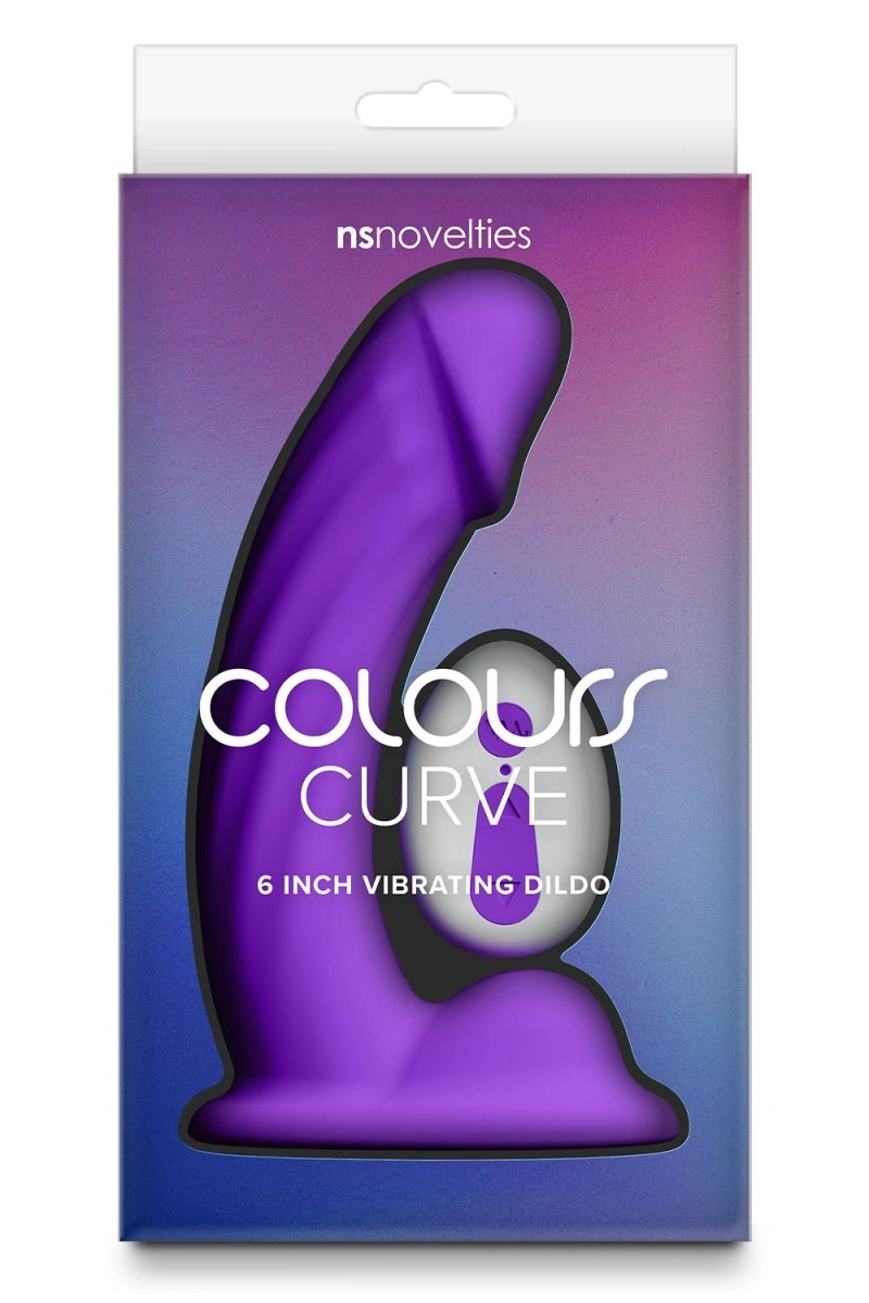 Vibrator Colours Curve, 10 Moduri Vibratii, Remote Control, Silicon, Mov, 16.4 cm, Nr. 3, Erotic24.ro