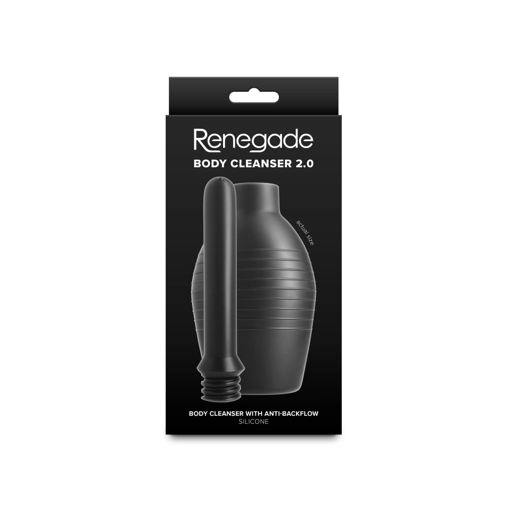 Irigator Renegade Body Cleanser 2.0, Negru, Nr. 3, Erotic24.ro