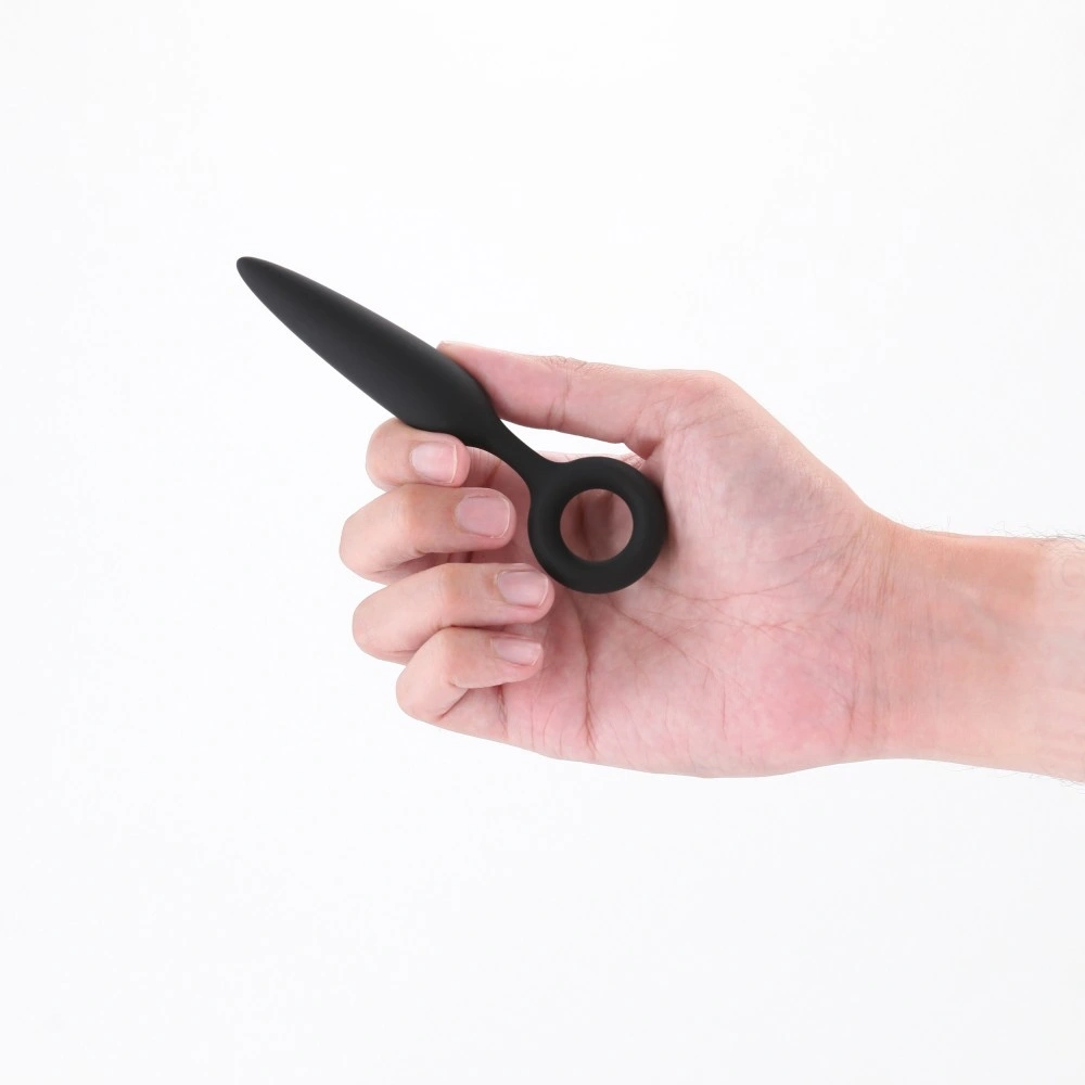 Dop Anal Renegade Slide, Silicon, Negru, 12.7 cm, #2, Erotic24.ro