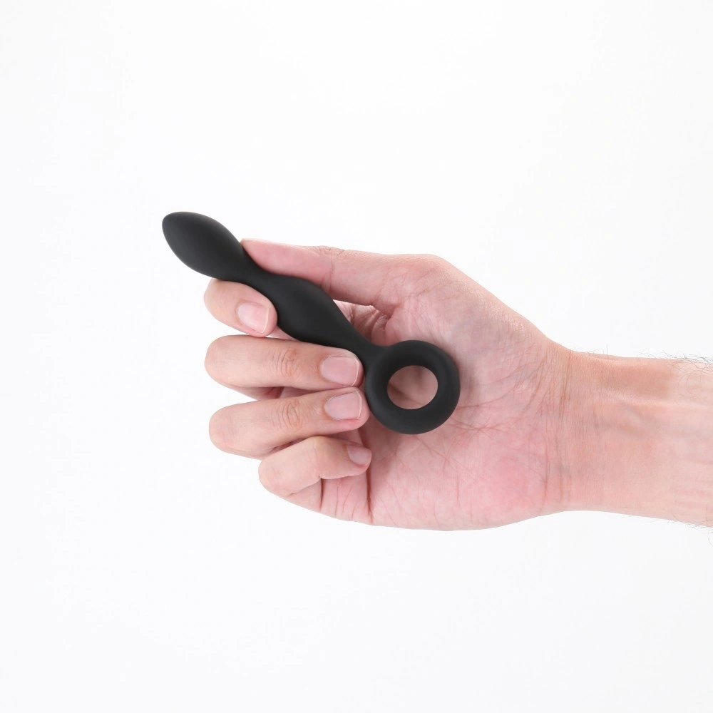 Dop Anal Renegade Slim, Silicon, Negru, 12.7 cm, #2, Erotic24.ro