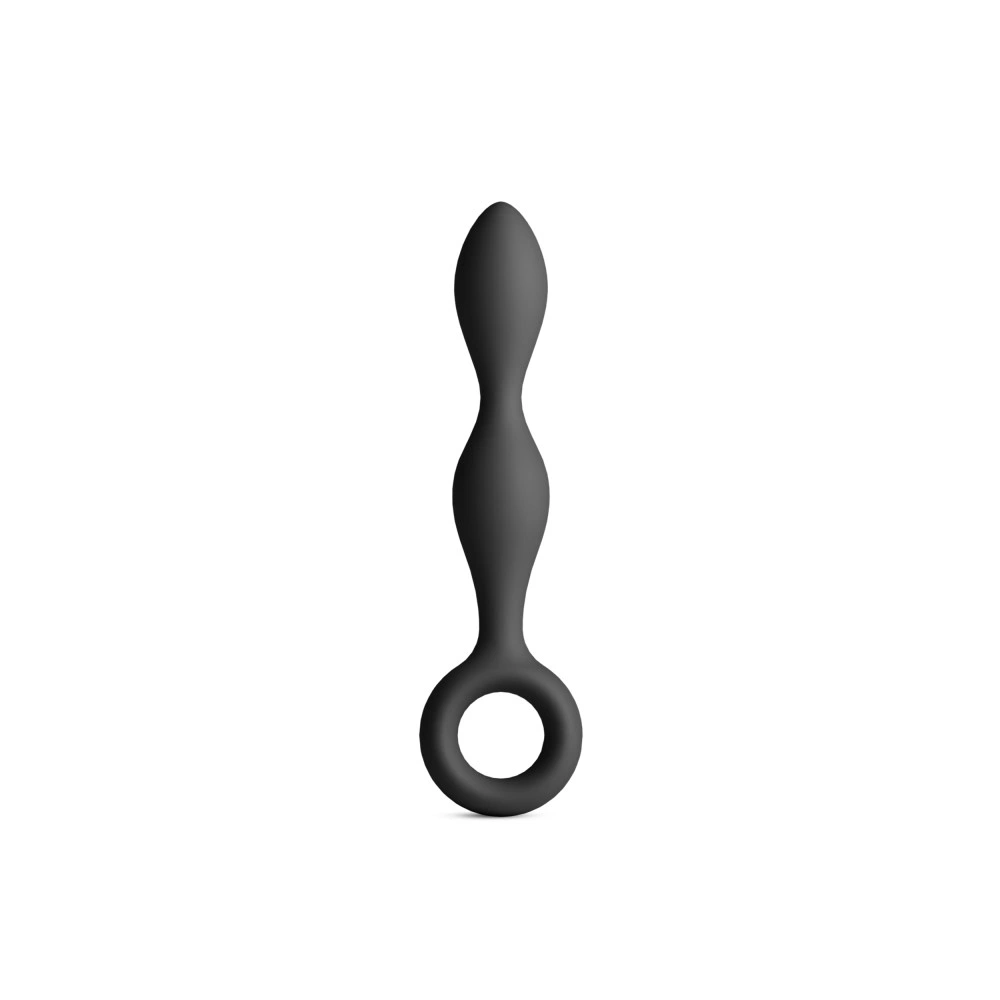 Dop Anal Renegade Slim, Silicon, Negru, 12.7 cm, #1, Erotic24.ro