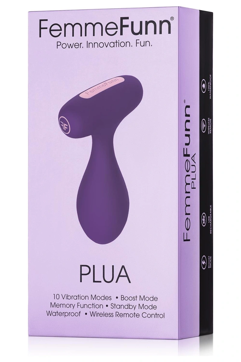 Vibrator Anal PLUA Remote Control, 10 Moduri Vibratii, Mod Climax, Silicon, USB, Mov, 11.1 cm, #7, Erotic24.ro