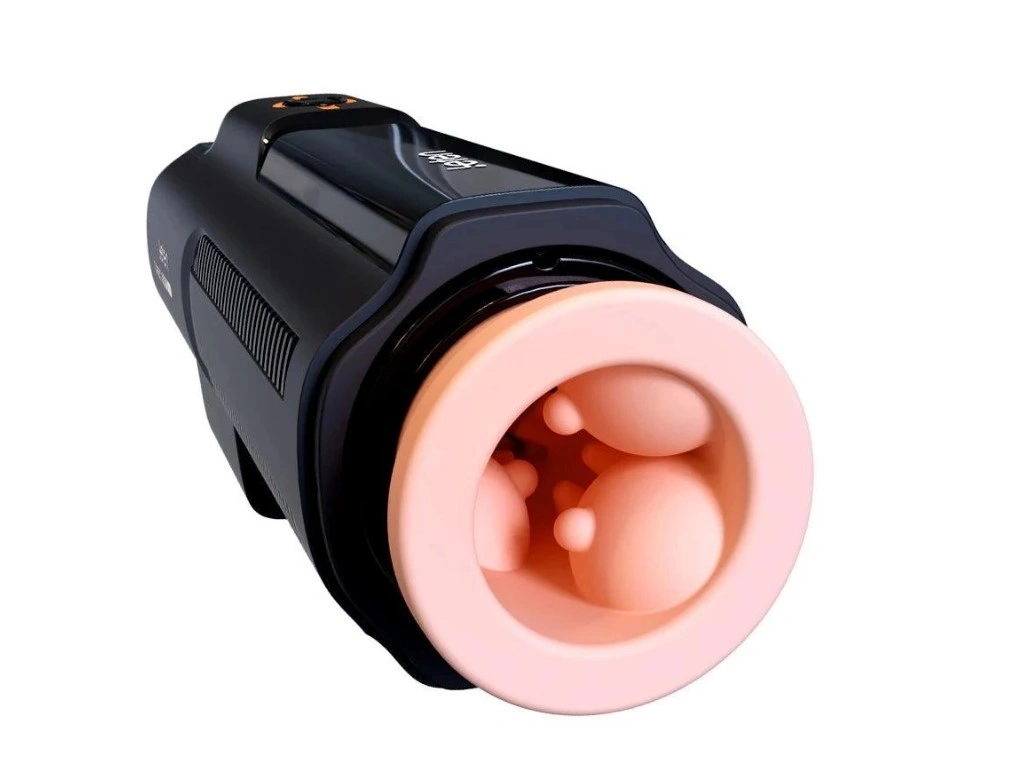 Masturbator Leten The King of the Gun, 10 Moduri Telescopice, USB, Negru, #5, Erotic24.ro