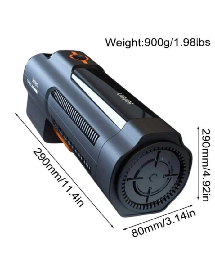 Masturbator Leten The King of the Gun, 10 Moduri Telescopice, USB, Negru, #3, Erotic24.ro