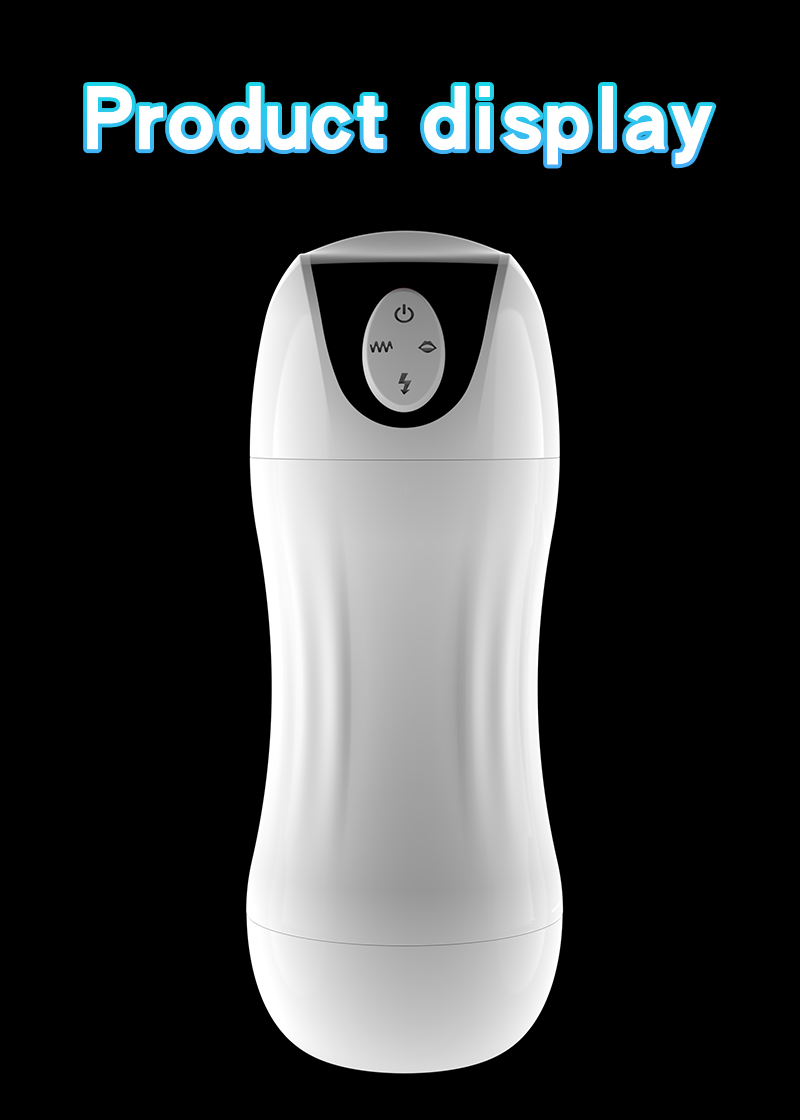 Masturbator Max Automatic Vibrating&Sucking USB Alb, #7, Erotic24.ro