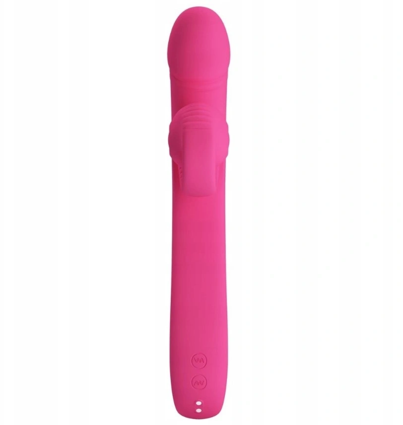 Vibrator Rabbit Beau Snail, 10 Moduri Vibratii, Silicon, USB Magnetic, Roz, 23 cm, #4, Erotic24.ro