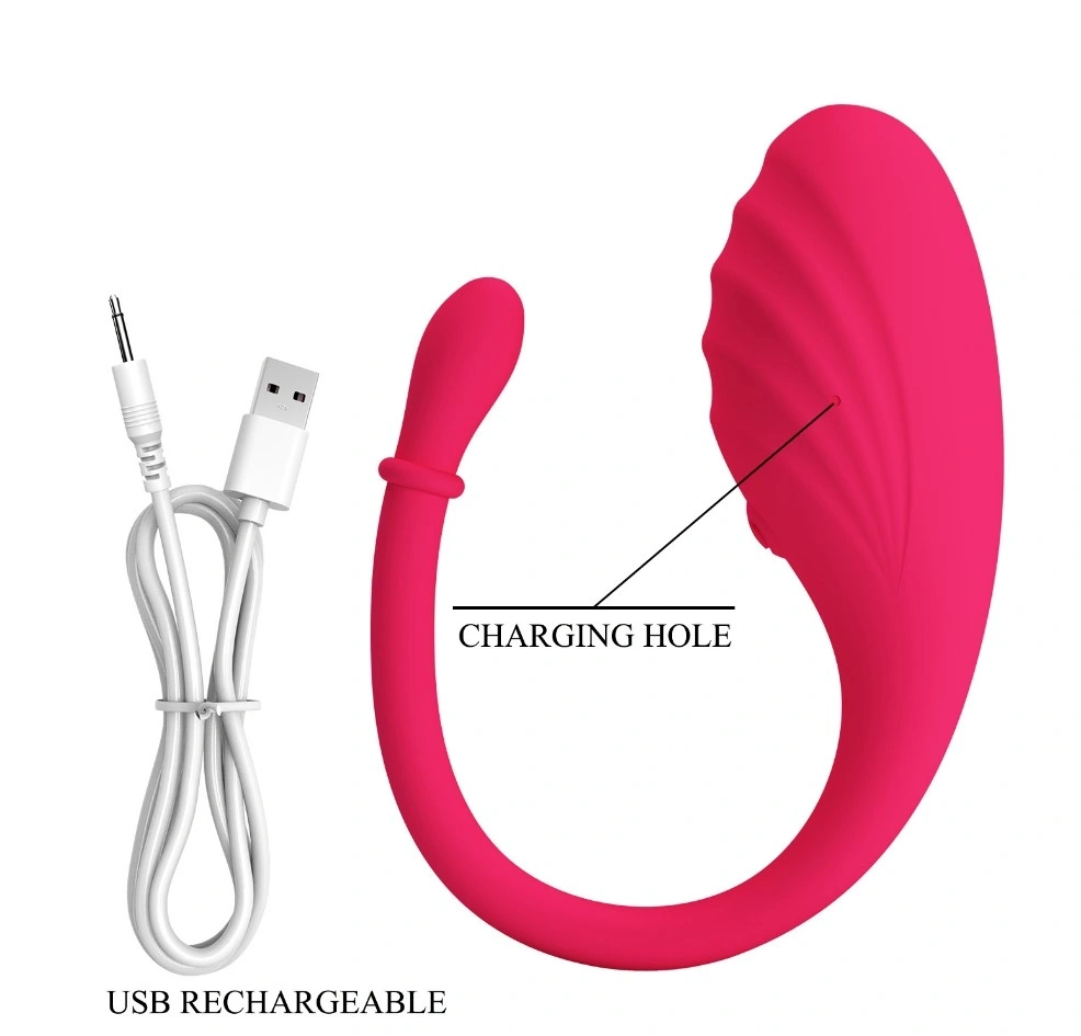 Ou Vibrator Undine, Bluetooth Control, Aplicatie Mobila, Silicon, USB, Roz, #5, Erotic24.ro