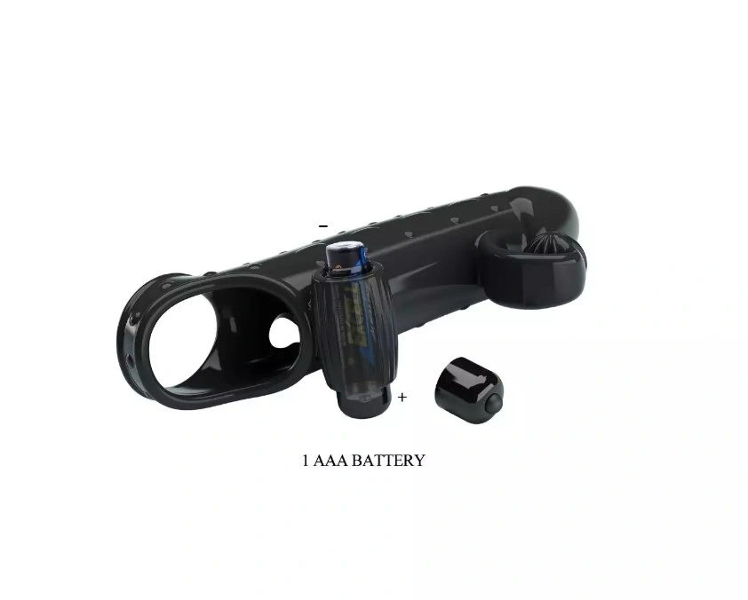 Prelungitor Penis Walberto cu Vibratii, TPE, Negru, Nr. 5, Erotic24.ro