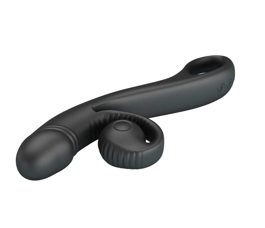 Vibrator Rabbit Beau Snail, 10 Moduri Vibratii, Silicon, USB Magnetic, Negru, 23 cm, #3, Erotic24.ro