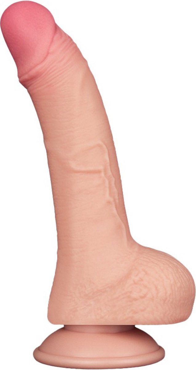 Dildo Realist Sliding-Skin, TPE, Natural, 19.5 cm, #2, Erotic24.ro