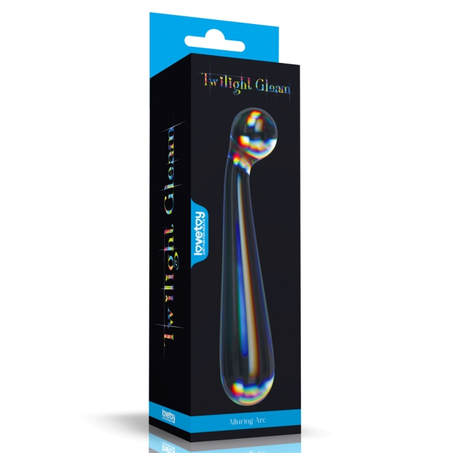 Dildo Twilight Gleam Alluring Arc, Sticla, 17 cm, #4, Erotic24.ro