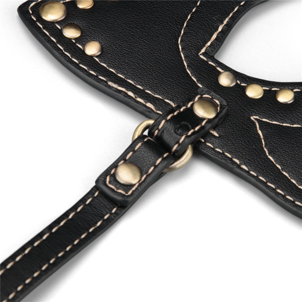 Masca Sexy Rebellion Reign Cat Mask, Negru/Maro, #4, Erotic24.ro