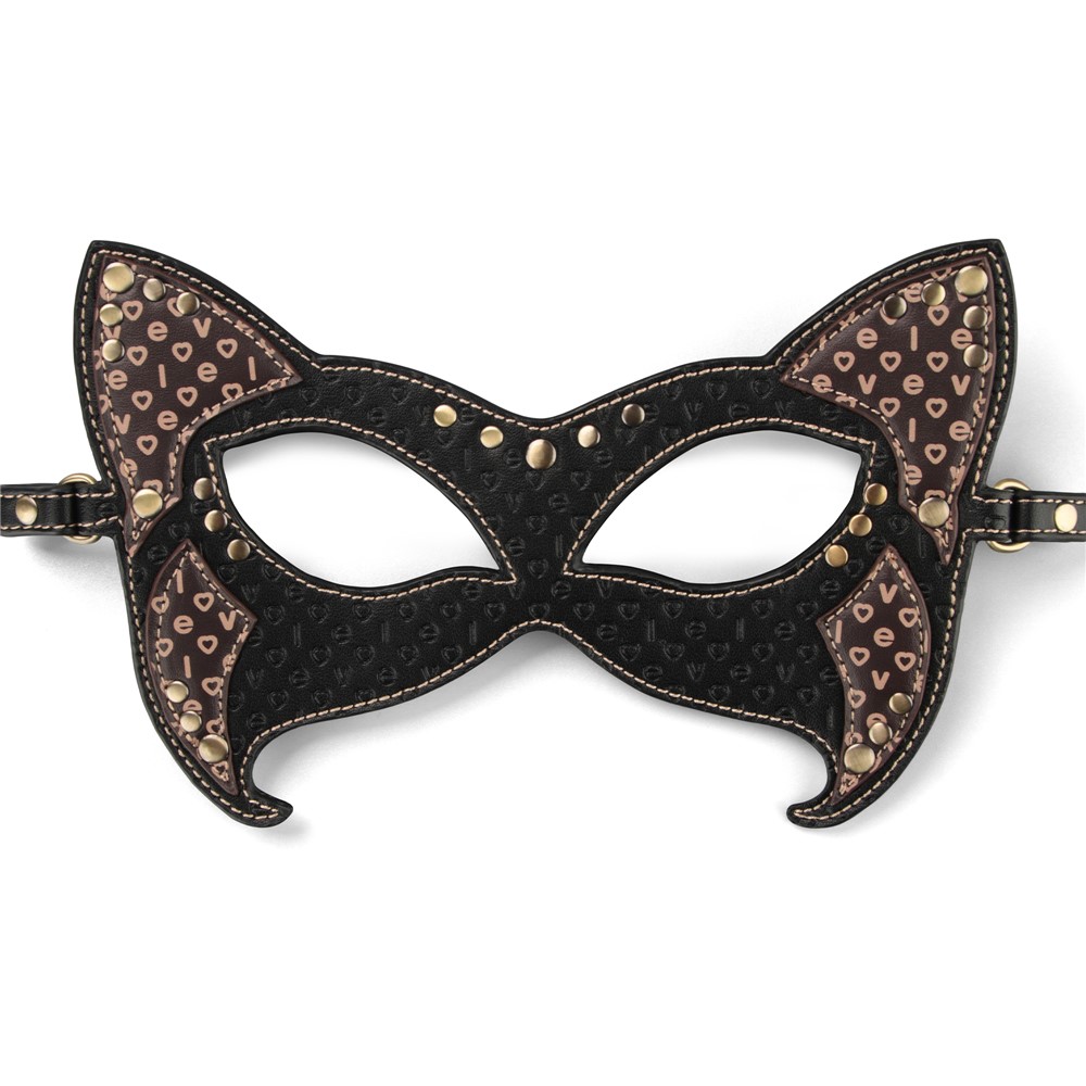 Masca Sexy Rebellion Reign Cat Mask, Negru/Maro