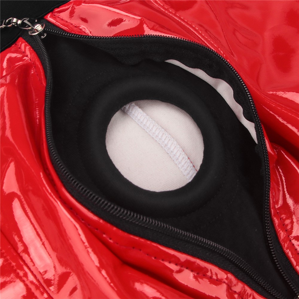 Boxeri Chic Strap-On Ingen Unisex, Wetlook, Rosu, XS/S, #9, Erotic24.ro