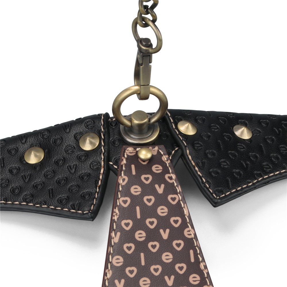 Zgarda cu Lesa Rebellion Reign, Negru/Maro, #5, Erotic24.ro