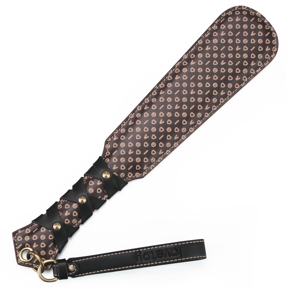 Padela Rebellion Reign Love Paddle, Maro/Negru, 56 cm, #2, Erotic24.ro