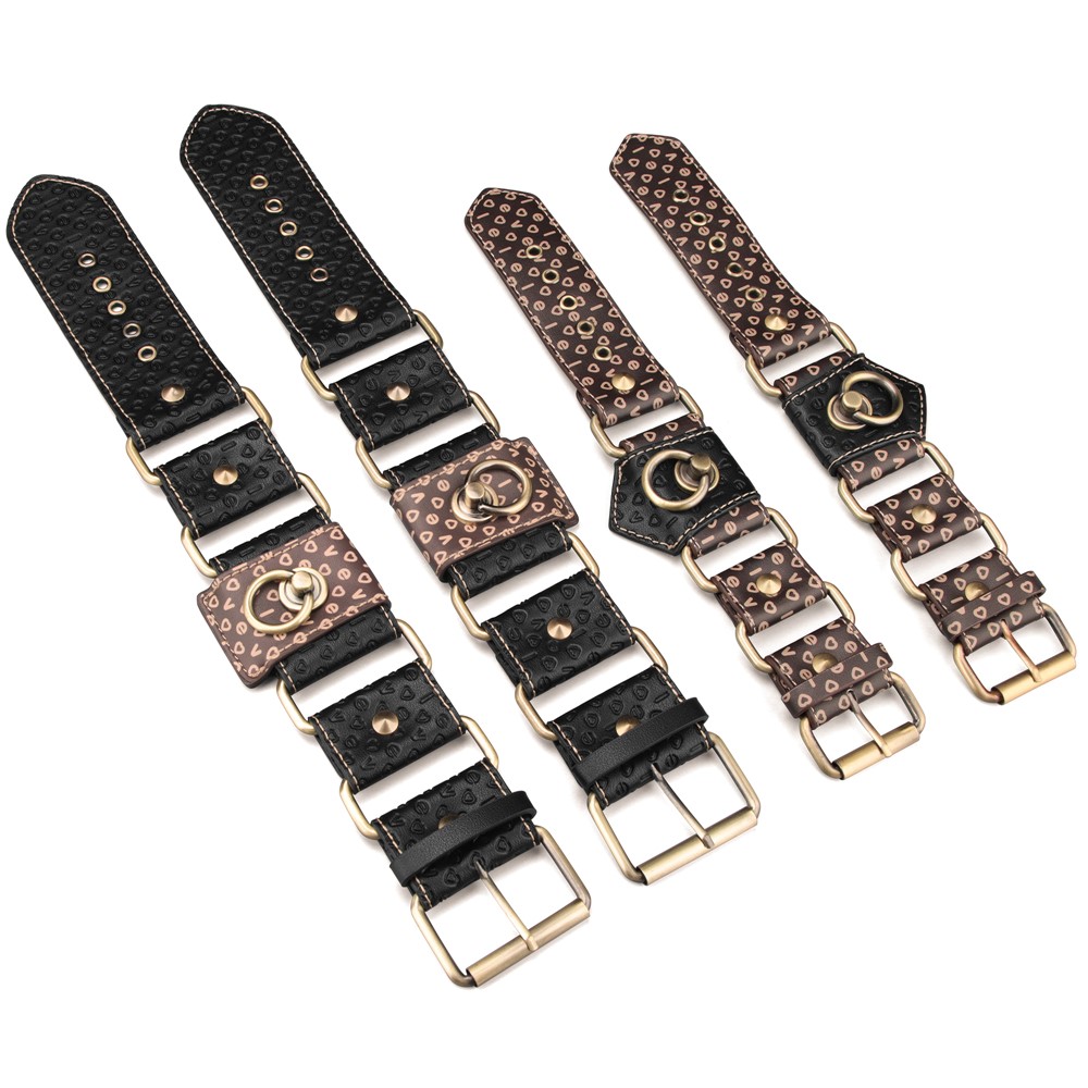 Set Constrangere, 3 Piese, Rebellion Reign Hogtie, Negru/Maro, Nr. 6, Erotic24.ro