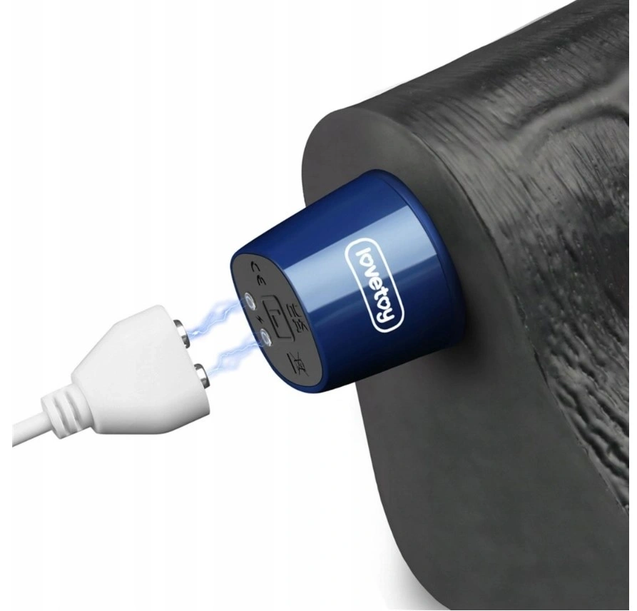 Vibrator Realist REAL SOFTEE,  10 Moduri Vibratii, TPE, Negru, 25.3 cm, #9, Erotic24.ro