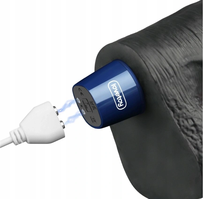 Vibrator Realist REAL SOFTEE,  10 Moduri Vibratii, TPE, Negru, 27.2 cm, #9, Erotic24.ro