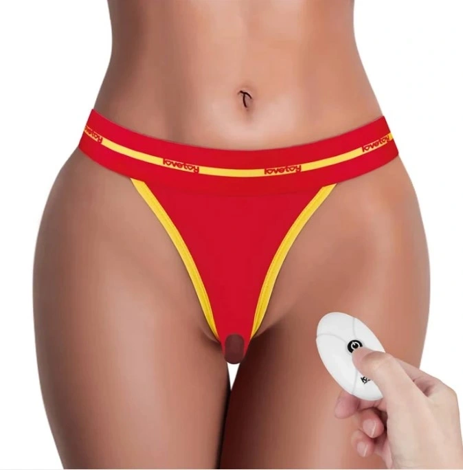 Bikini XL-XXL Imprimati LET'S VIBE and FUCK HARD cu Glont Vibrator, Remote Control, 10 Moduri Vibratii, USB, #2, Erotic24.ro