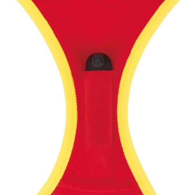 Bikini XL-XXL Imprimati LET'S VIBE and FUCK HARD cu Glont Vibrator, Remote Control, 10 Moduri Vibratii, USB, #4, Erotic24.ro