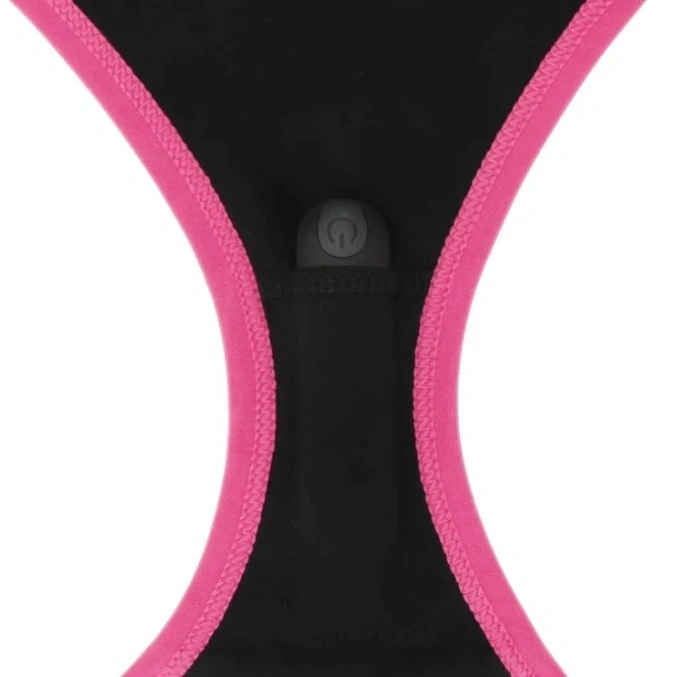 Bikini M/L Imprimati SLUT cu Glont Vibrator, Remote Control, 10 Moduri Vibratii, USB, #4, Erotic24.ro