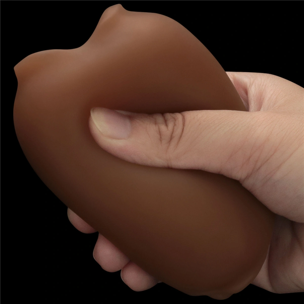 Masturbator Slider Double-Ended Vagin si Gura, TPE, Maro, #6, Erotic24.ro