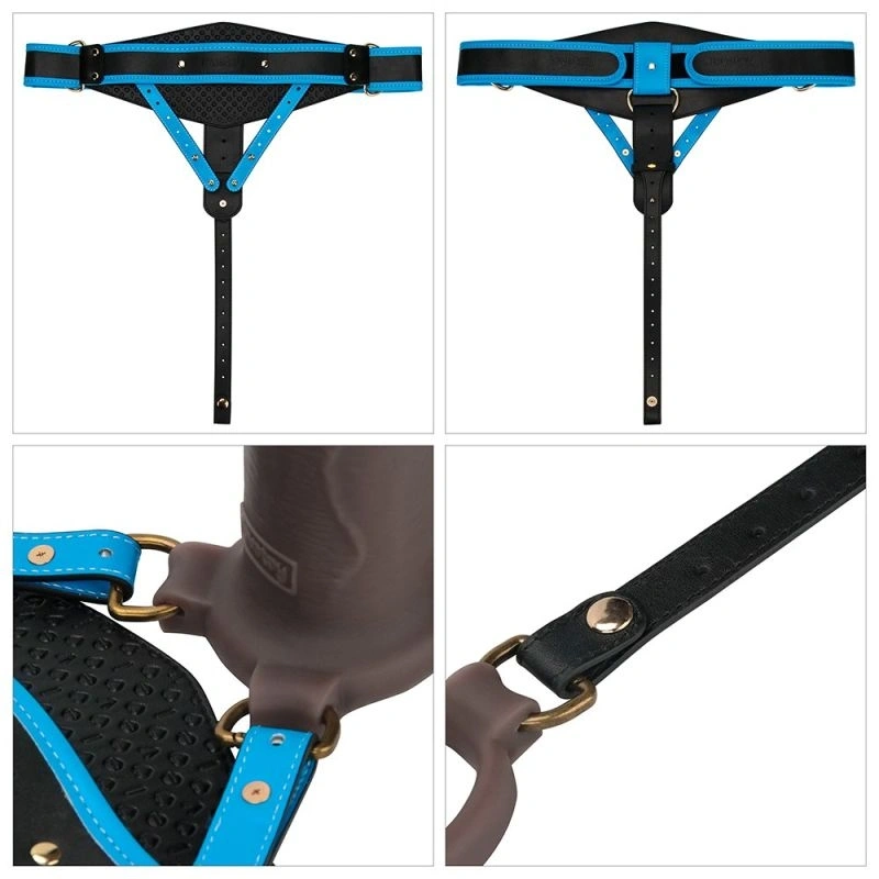 Set Strap-on INGEN Unisex, Silicon, XS/S/M, Negru, 25.4 cm, #14, Erotic24.ro