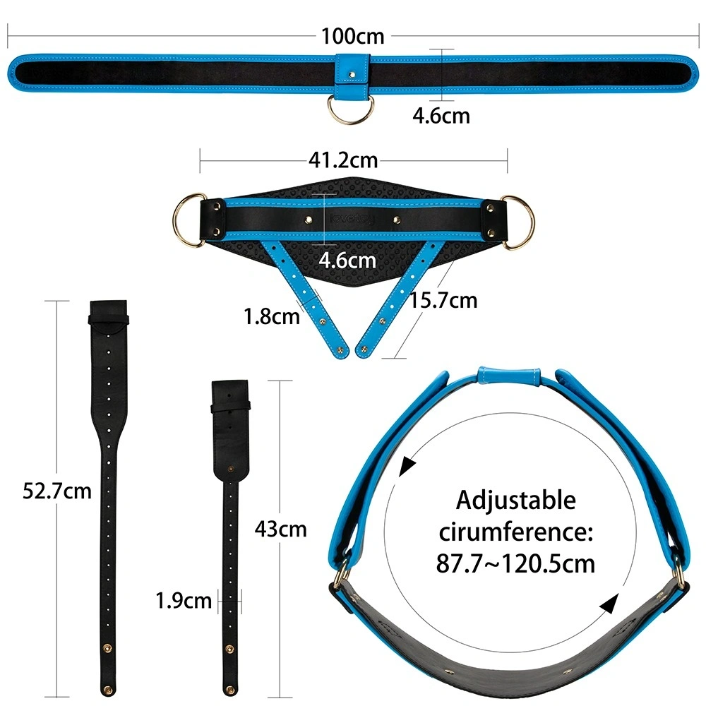 Set Strap-on INGEN Unisex, Silicon, L/XL/2XL, Negru, 22.9 cm, #12, Erotic24.ro