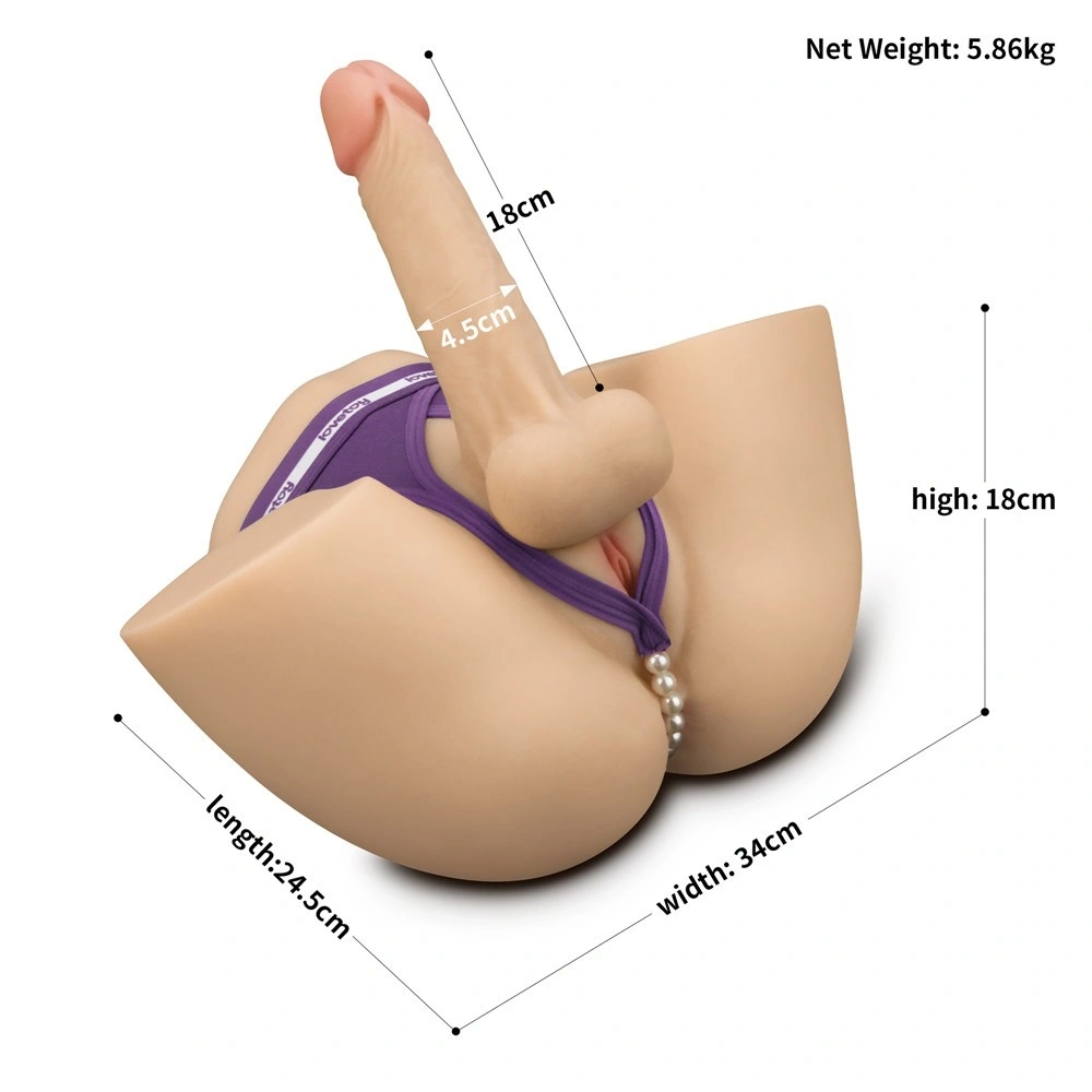 Masturbator Anus Streetgirls #17 cu Dildo Bendable, Natural, 5.86 kg, #6, Erotic24.ro