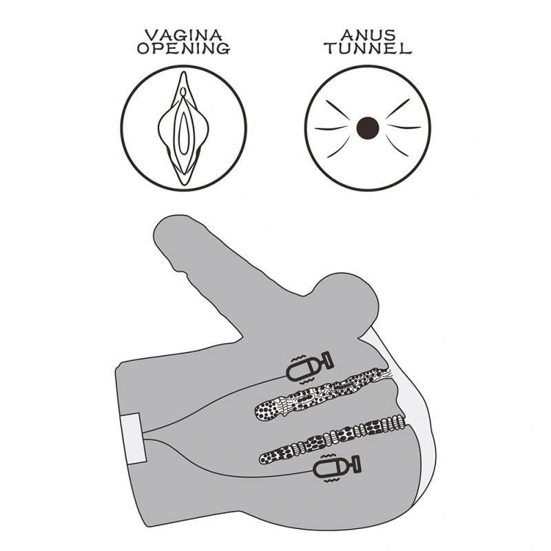 Masturbator Streetgirl's Sensation Pulse cu Dildo, Natural, 2.62 kg, #10, Erotic24.ro