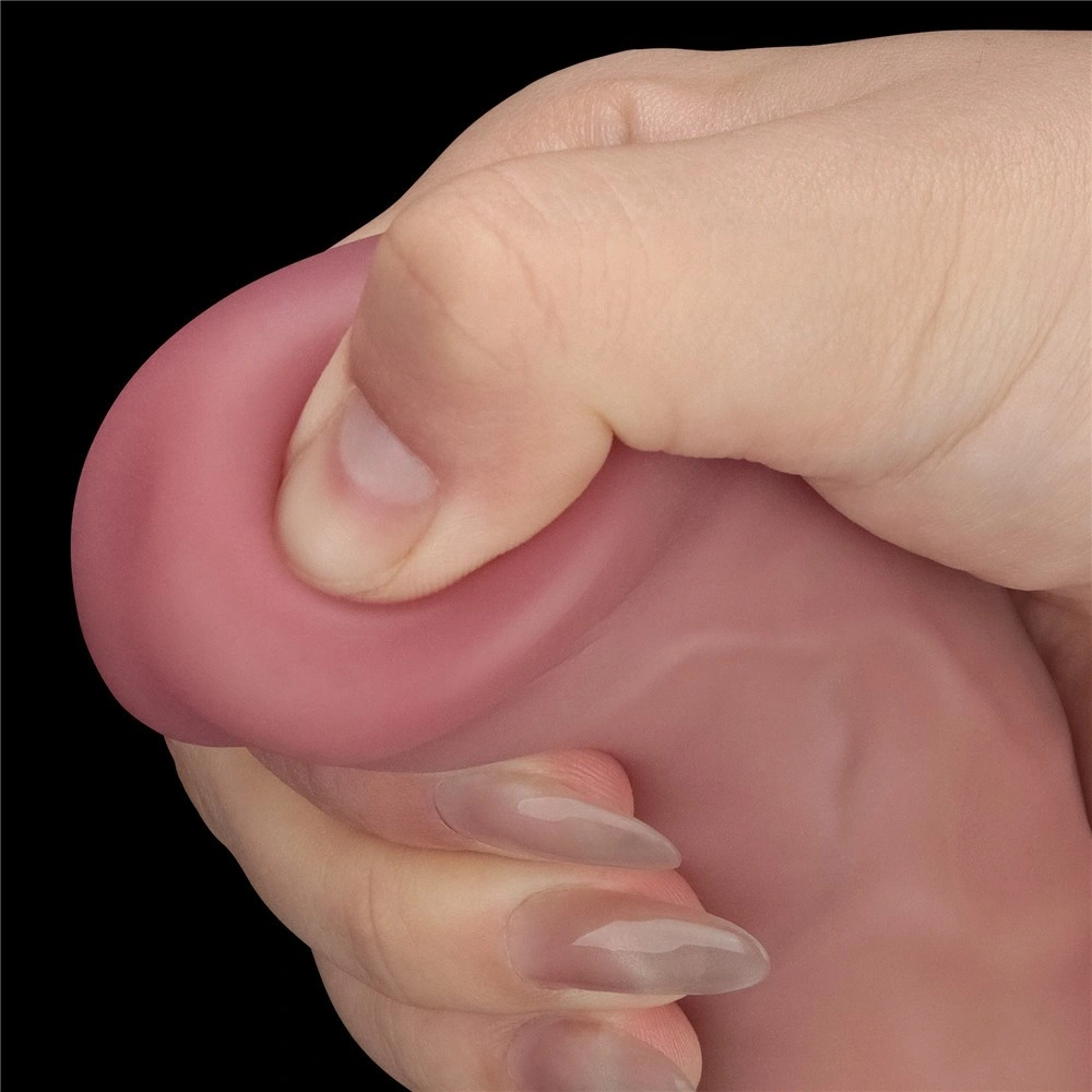 Vibrator Realist Power Cock, 10 Moduri Vibratii, PVC Dubla Densitate, USB Magnetic, Natural, 22.9 cm, #14, Erotic24.ro