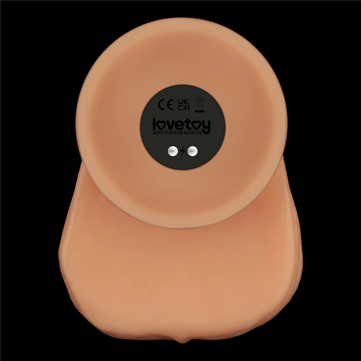 Vibrator Realistic Power Basics, 10 Moduri Vibratii, PVC, Natural, 28.3 cm, #6, Erotic24.ro