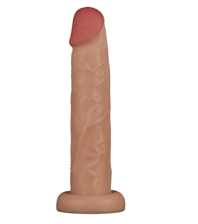 Vibrator Realistic Power Basics, 10 Moduri Vibratii, PVC, Natural, 25.4 cm, Nr. 2, Erotic24.ro