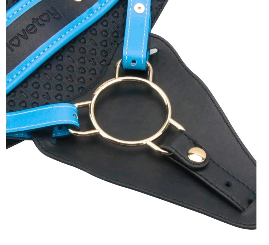 Strap-on cu Vibrator Realist 23.6 cm, 10 Moduri Vibratii, Marime Ham XS/S/M, #8, Erotic24.ro