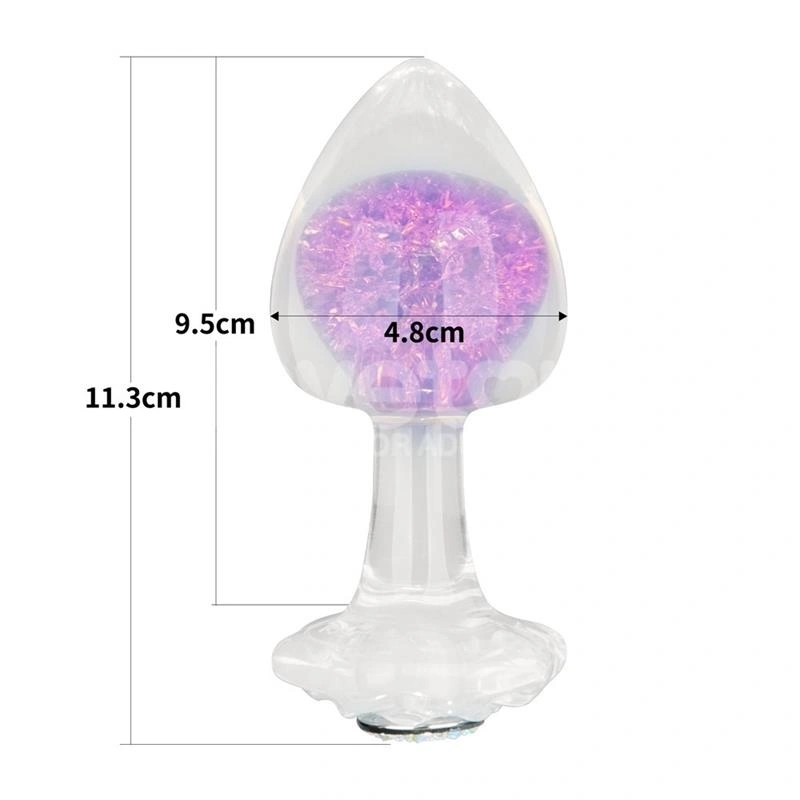 Dop Anal Gemoria Silicon, Mov, 11.3 cm, #5, Erotic24.ro