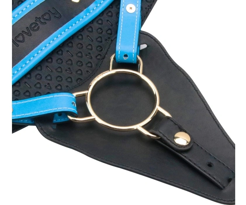 Strap-on cu Vibrator Realist 20 cm, 10 Moduri Vibratii, Marime Ham L/XL/2XL, #8, Erotic24.ro