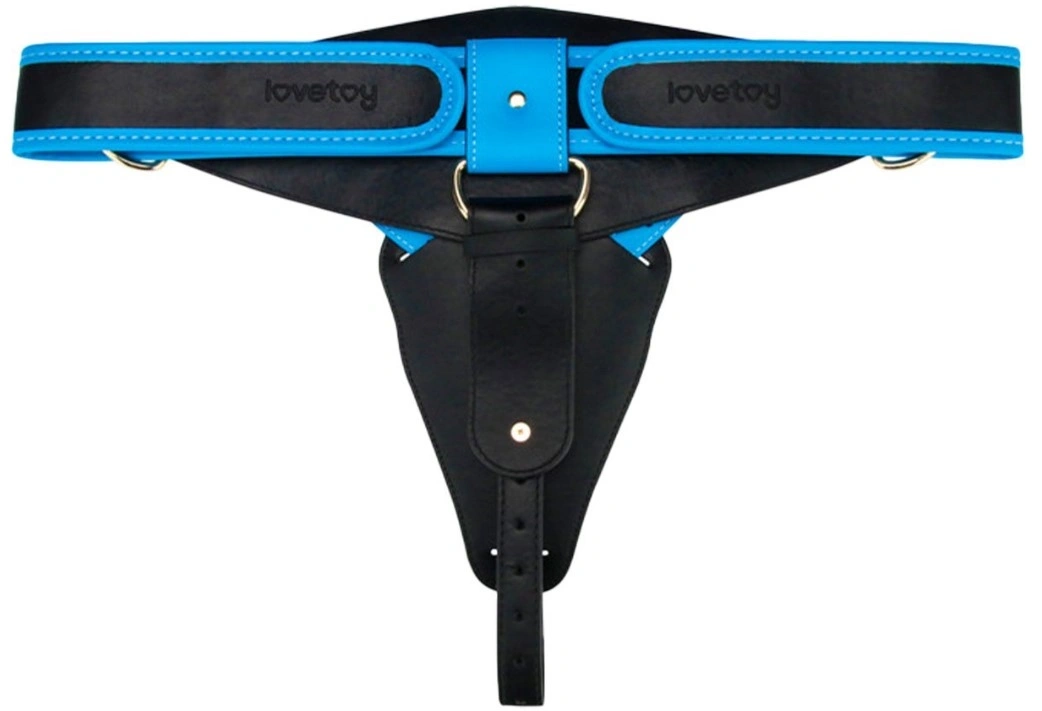 Strap-on cu Vibrator Realist 20 cm, 10 Moduri Vibratii, Marime Ham L/XL/2XL, #3, Erotic24.ro