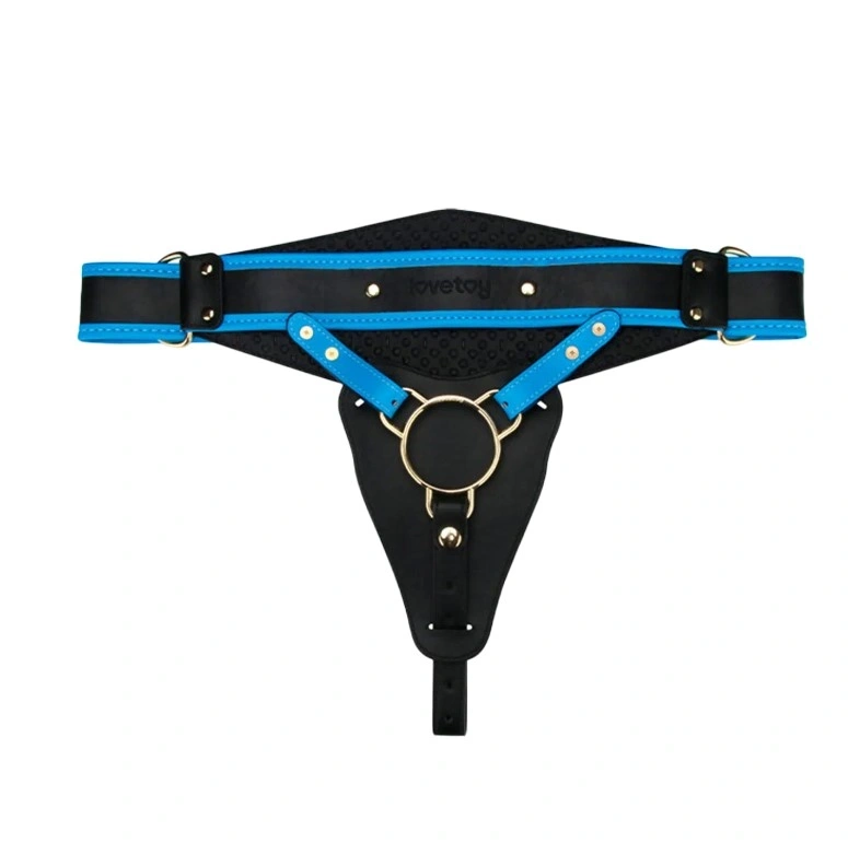 Strap-on cu Vibrator Realist 23.6 cm, 10 Moduri Vibratii, Marime Ham L/XL/2XL, #3, Erotic24.ro