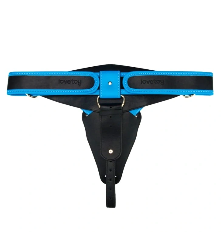 Strap-on cu Vibrator Realist 23.6 cm, 10 Moduri Vibratii, Marime Ham L/XL/2XL, #4, Erotic24.ro