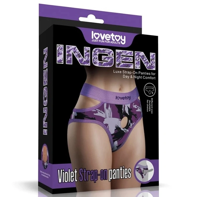 Strap-on INGEN tip Bikini, Violet, M/L, #12, Erotic24.ro