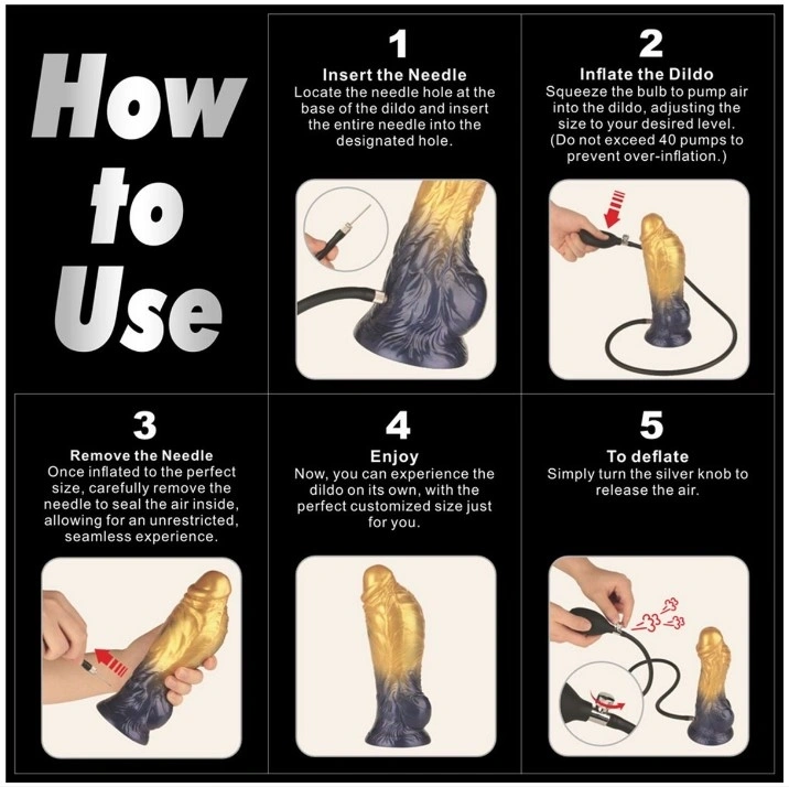 Dildo Aerosx Gonflabil, Silicon Dubla Densitate, Galben/Albastru, 19 cm, #6, Erotic24.ro