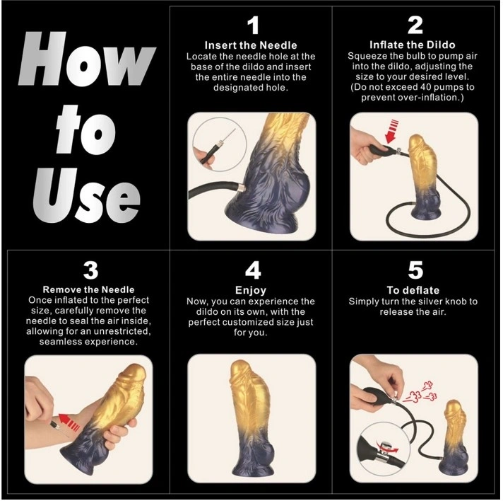 Dildo Aerosx Gonflabil, Silicon Dubla Densitate, Galben/Albastru, 21 cm, #4, Erotic24.ro