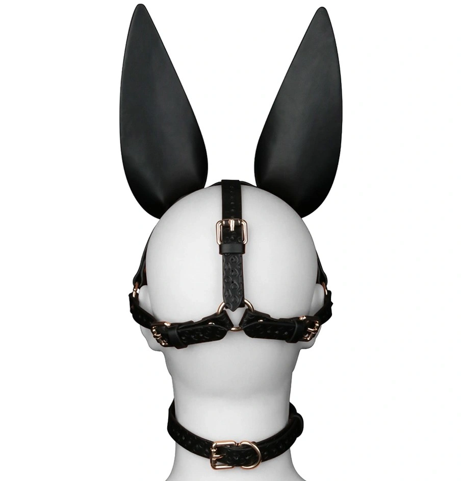 Masca Rebellion Reign Dark Bunny, Negru/Auriu, #2, Erotic24.ro