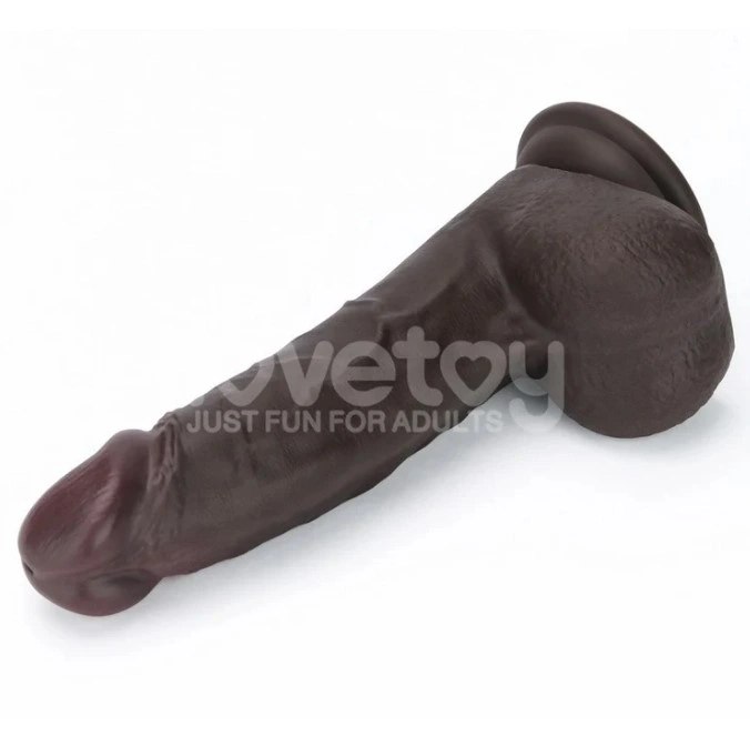 Vibrator Realist Sliding-Skin PRO II, Remote Control, Silicon Dubla Densitate, Negru, 20 cm, #3, Erotic24.ro